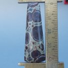 orbicular jasper cabochon, 44.2X15.3mm keystone drop