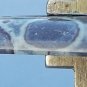 orbicular jasper cabochon, 44.2X15.3mm keystone drop