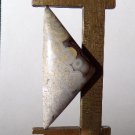 crazy lace agate cabochon, 49.2X21mm freeform triangle crazy lace agate cabochon, 49.2X21mm freeform triangle