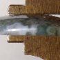 Ocean jasper cabochon, 30X29.6mm triangle