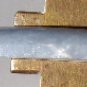 Angelite cabochon, 51X10mm marquis