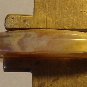 grave yard plume agate cabochon, 28.6X16.7mm oval