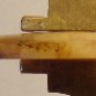 grave yard plume agate cabochon, 30X20mm keystone