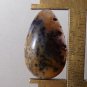 amethyst sage agate cabochon, 37X22.8mm drop
