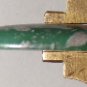lucerne variscite cabochon, 38X24.5mm drop