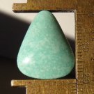 stabilized turquoise cabochon, 21.4X18mm freeform drop