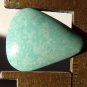 stabilized turquoise cabochon, 21.4X18mm freeform drop