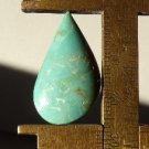 stabilized turquoise cabochon, 28X15mm freeform drop