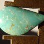 stabilized turquoise cabochon, 28X15mm freeform drop