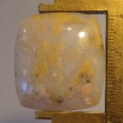 agate cabochon, 28.8X26.4mm freeform square