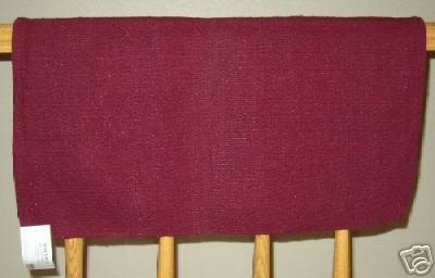 Mayatex Western Saddle Blanket Burgundy Maroon
