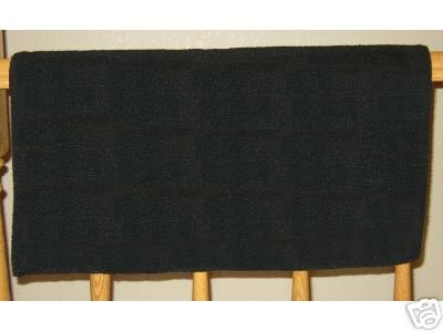 Mayatex Western Saddle Pad Blanket Black 36x34