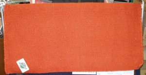Mayatex Western Saddle Blanket Orange 36x34 NEW!
