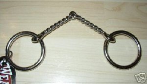 Weaver Twisted Wire Pony Snaffle Bit Stainless Mouth 4.5"