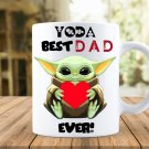 Yoda Best Dad Ever Mug, Grogu Birthday Cup Gift, Fathers Day Coffee Gift, Best Star Wars Mug