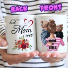 Best Mom Ever Coffee Mug, Mom of Girls Cup, Mother's Day Mug Gift, Mom Birthday Cup
