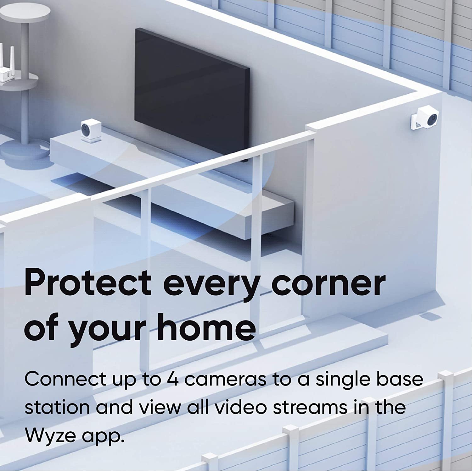 WYZE Cam Outdoor Starter Bundle (Includes Base Station and 1 Camera)