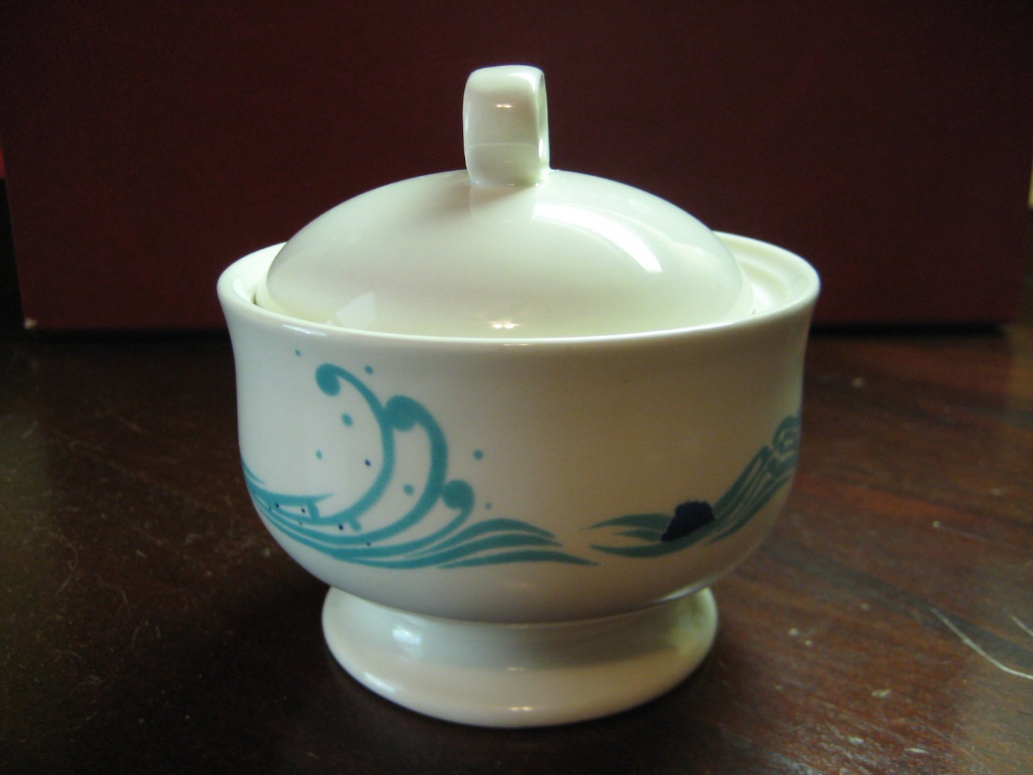 Mikasa Uptrend Ebb Tide Sugar Bowl & Lid DG-002