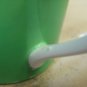 Fitz & Floyd Green and White Sugar Bowl & Lid