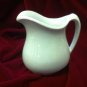 Vintage Art Deco Tepco China Pottery Restaurant Ware Ironstone White Large Pitcher