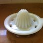 Milk Glass Reamer Juicer 5" Vintage Retro