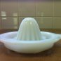 Milk Glass Reamer Juicer 5" Vintage Retro