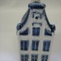 Rare KLM Airlines Blue Delft Rynbende Miniature House Decanter #13