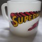 Vintage 1971 Superman DC Comics Glass Mug Cup by Federal Glass