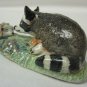 Raccoon and Hedgehog Figurine by Basil Matthews - England