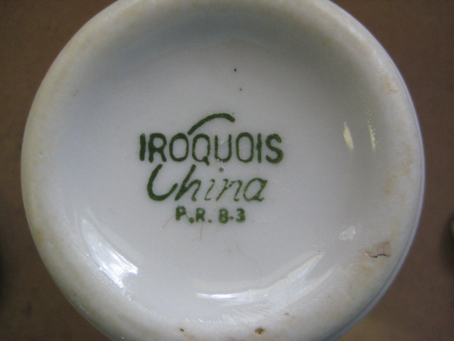 Vintage 1942 Iroquois China Restaurant Ware Mustard Jar Pot