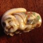 Very Detailed Tagua Ivory Nut Buddha Netsuke