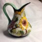 Dutch Regina Gouda fully marked 1930's Pitcher with Pheasant