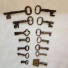 SOLD. Lot of 14 Old Original Keys
