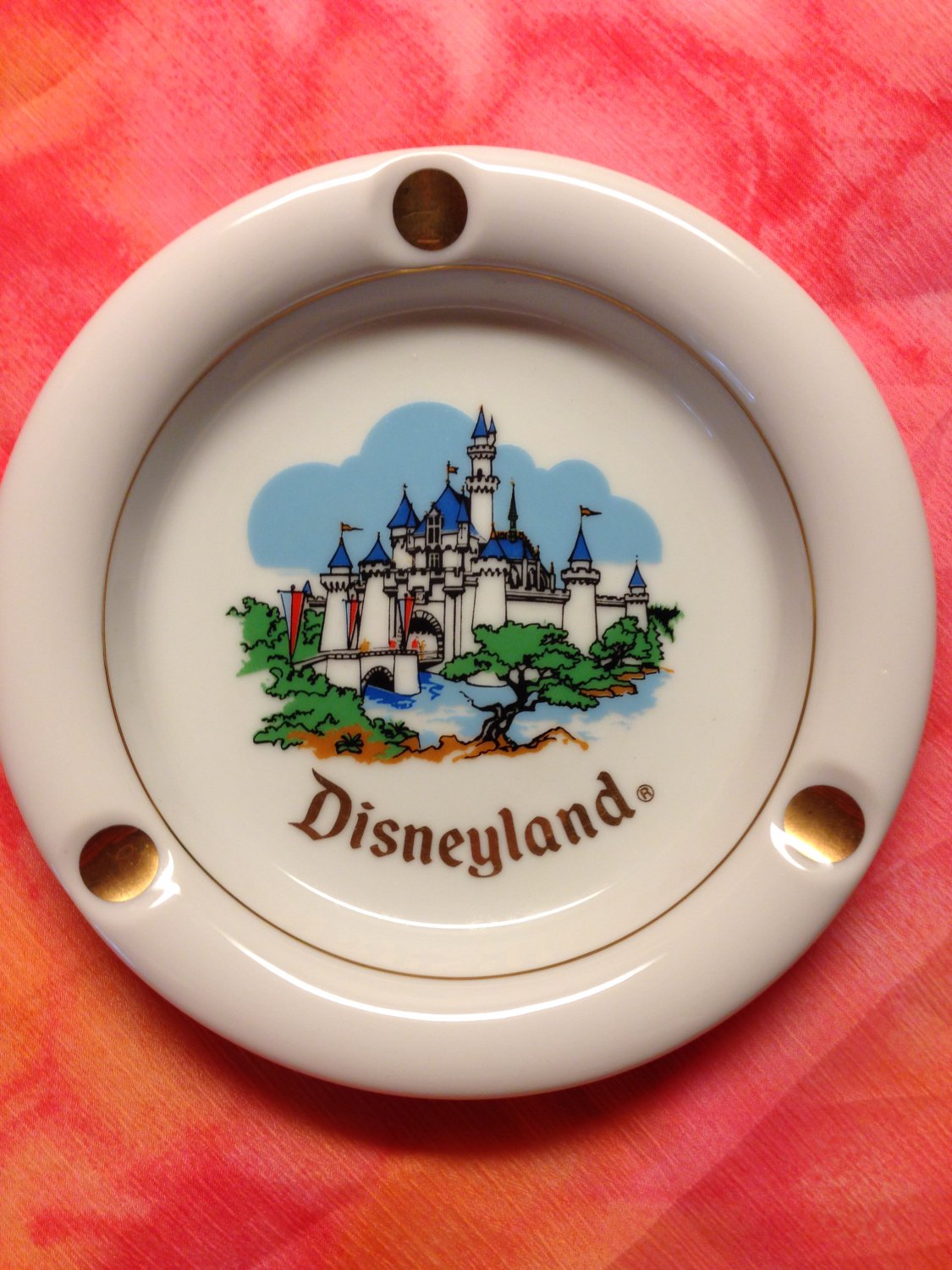 SOLD Collectible Souvenir Disneyland Ashtray Copyright Walt Disney