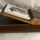 Hand Crafted Wood Folding Business Card Holder
