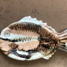 Wisnewski Drip Glaze Pottery Fish Dish Bowl