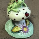 Basil Matthews England Toad and Ladybug on a Mushroom