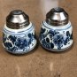 OUD Delft Hand Painted Individual Salt & Pepper Shakers