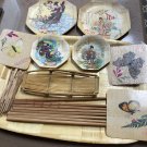 Bamboo Trays, Octagonal Plates, Chopsticks, Forks Coasters