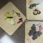 Bamboo Trays, Octagonal Plates, Chopsticks, Forks Coasters