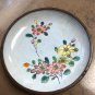 3 Old Chinese Enameled Copper 4" Footed Plates