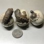 3 HFM Ceramic Alligators Crocodiles Hatching From Their Eggs