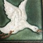As-Is Tube Lined Koninklijke Porceleyne Fles Royal Delft Cloisonne Tile - Flying Goose