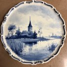 Antique 1889 Antique De Porceleyne Fles Delft Plaque Underplate