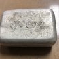 Antique Aluminum Embossed Covered Travel Soap Case Lakewood N J