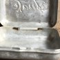 Antique Aluminum Embossed Covered Travel Soap Case Lakewood N J