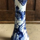 1928 Royal Delft De Porceleyne Fles Blue and White Flowered  Vase