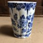 1931 De Porceleyne Fles Delft Windmills 4" Tumbler with Flower