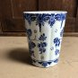 1931 De Porceleyne Fles Delft Windmills 4" Tumbler with Flower
