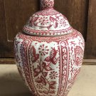 Rare 1968 Royal Delft de Porceleyne Fles  Rood (Red Crackle) Craquele Ginger Jar